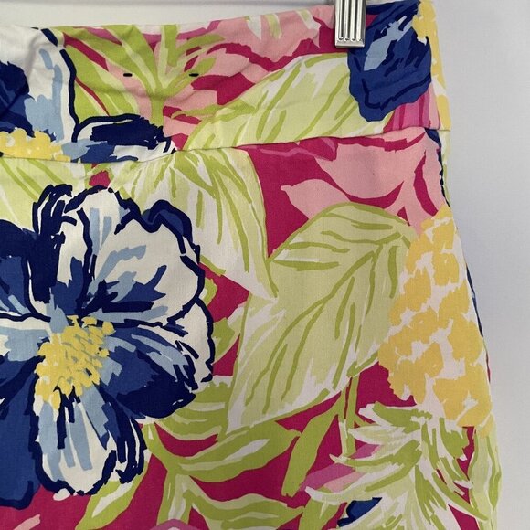 Rafaella Womens Floral Print Skort Length 16" Waist 16" - Picture 2 of 7